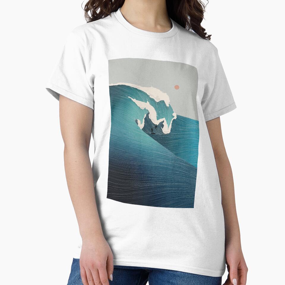 Sunset Surfing Art by SurfolioPrints