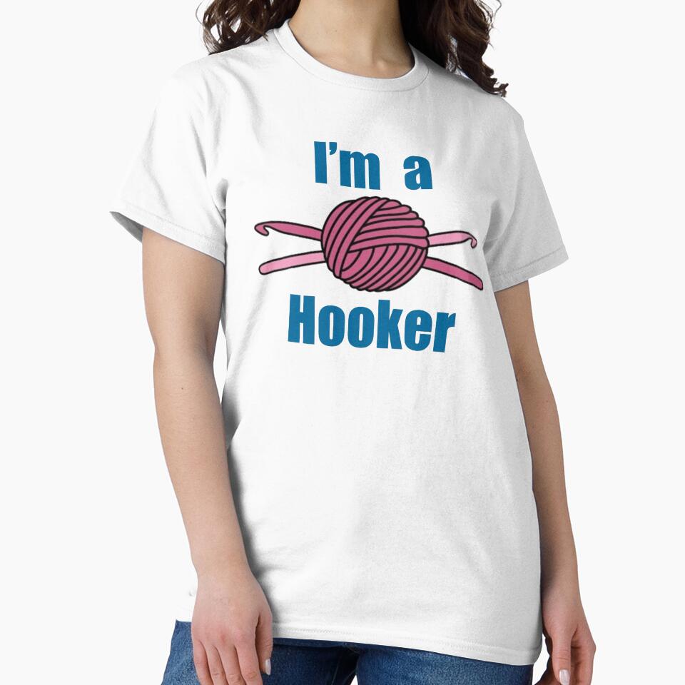 Crochet Yarn Bag - I'm A Hooker Funny Gifts for Crocheters by merkraht