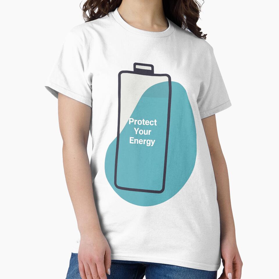 Social Battery Protect Your Energy Minimal Calm by FWLKIT