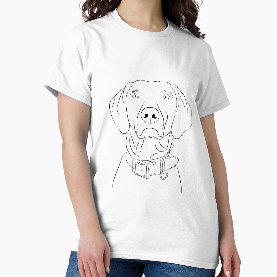 Minimalist Dog Line Art Drawing – Simple One Line Puppy Sketch Design by PnrArtDesign