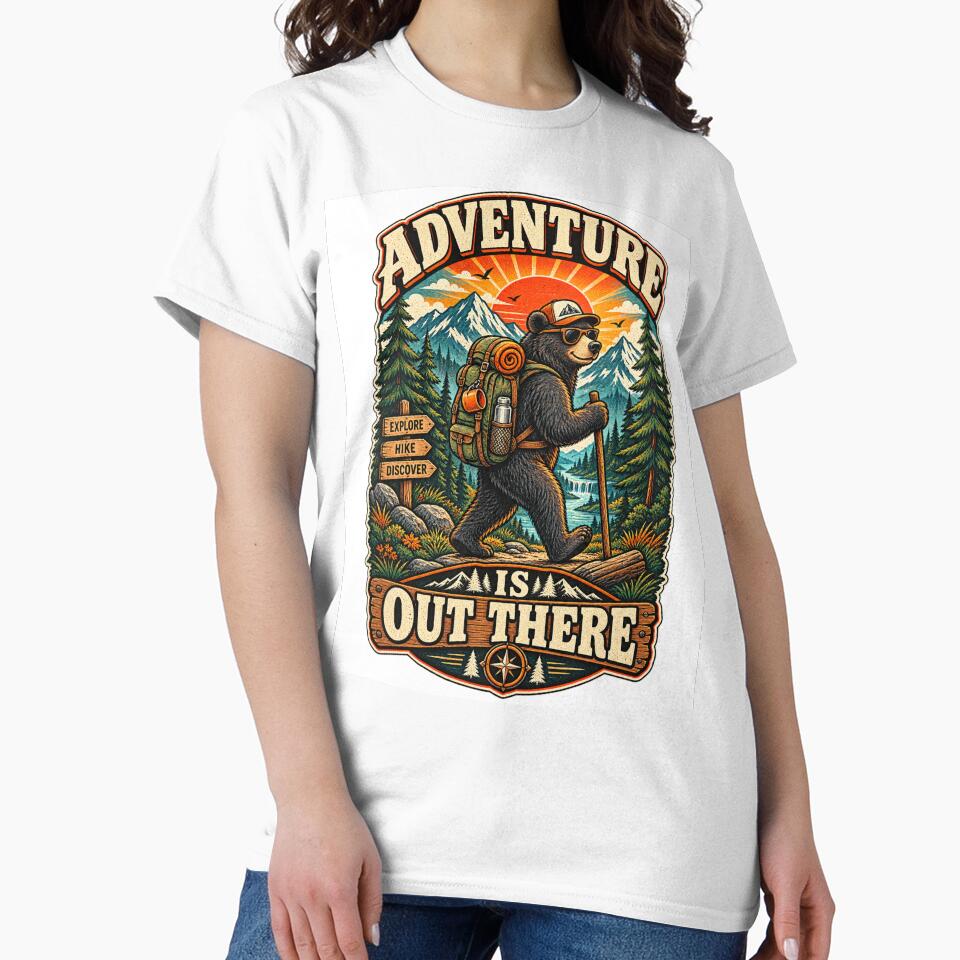 Adventure Is Out There Bear by CodePaws Creations