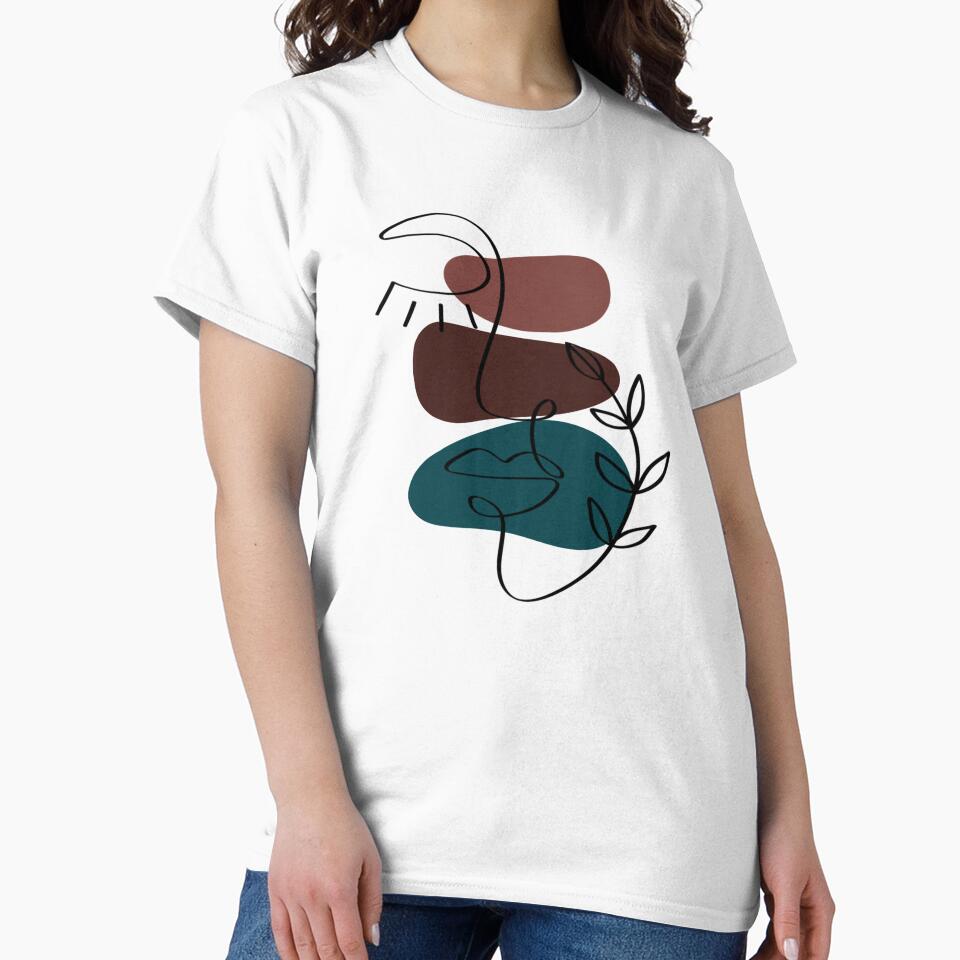 Line Face Art Modern Minimalist Abstract Boho by Not A Typical  Teacher