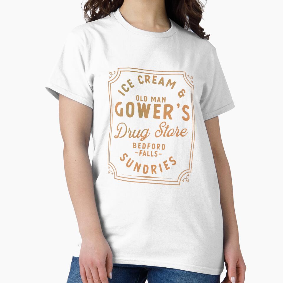 It's a wonderful life, Mr. Gower's Drug Store, Christmas Design for Classic Holiday Movies by SleeplessLady