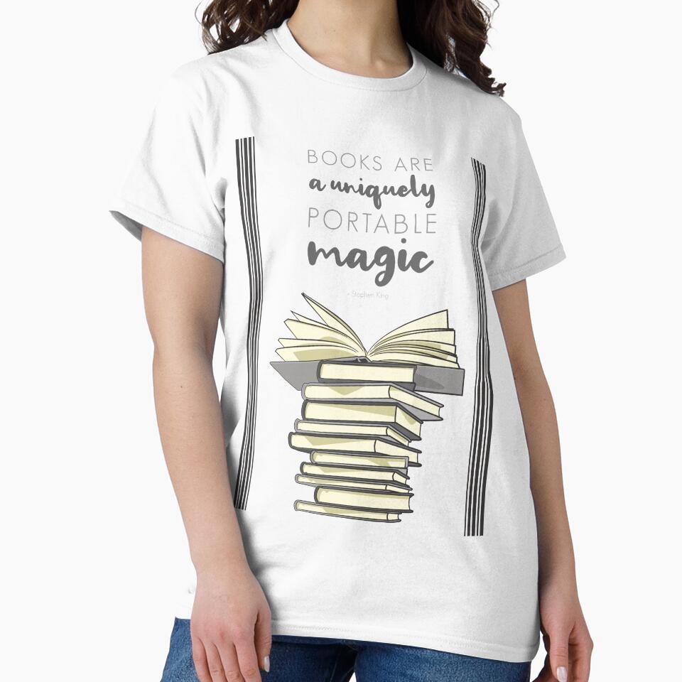 Books - Portable Magic Quote by ladyfacecreates