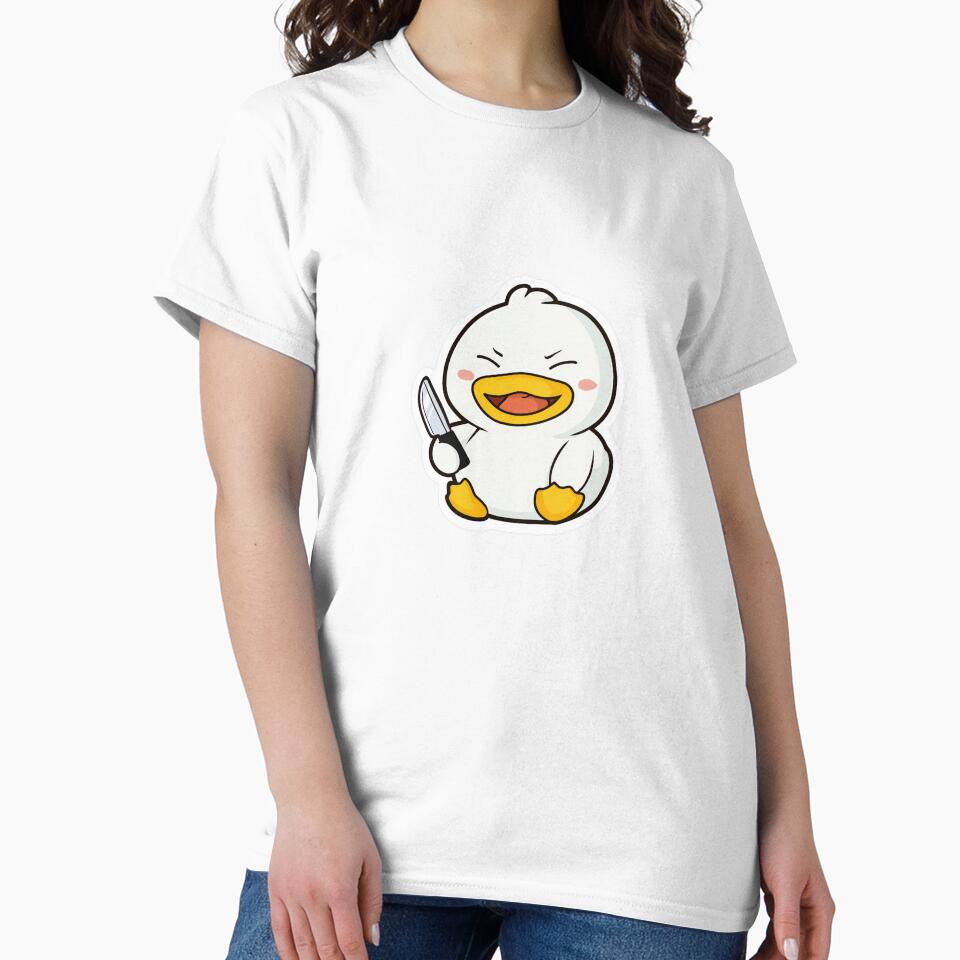 Funny Duck With Knife Chaotic Meme by StickerMan17
