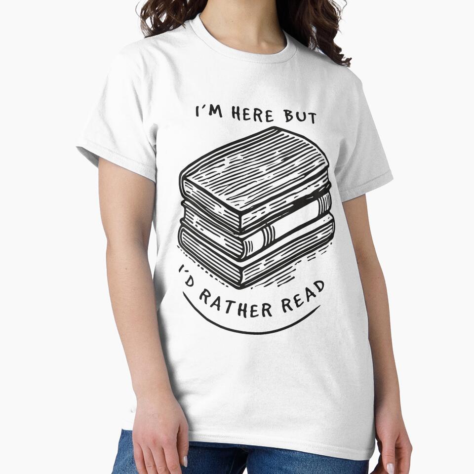Retro Book Slogan Design For Bibliophiles And by LuminOrb
