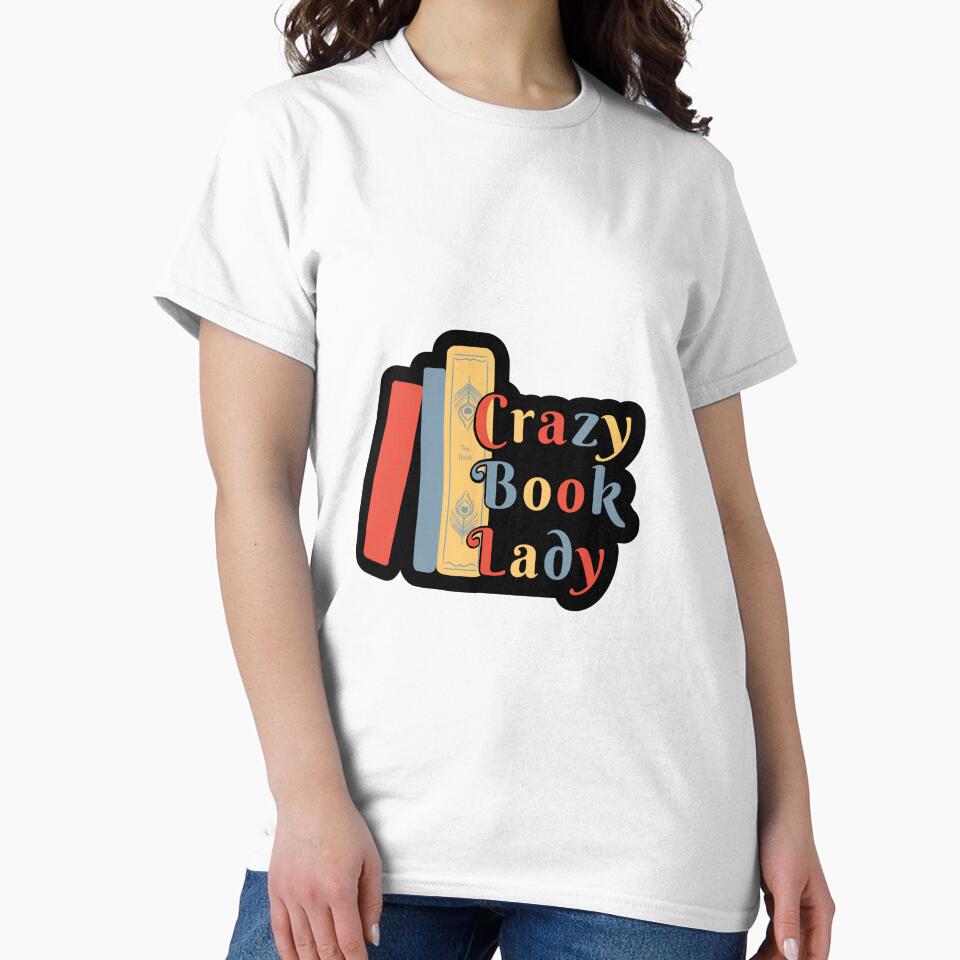 Copy of Crazy Book Lady Sticker by ArtfullyReka