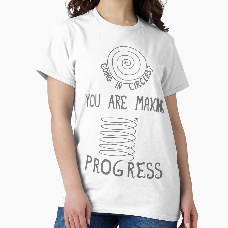 Inspirational Circle Progress Affirmation by Deborah Camp