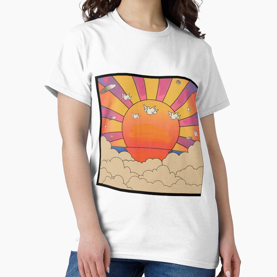 Rainbow 70s sun Sunset by BuckskinMe