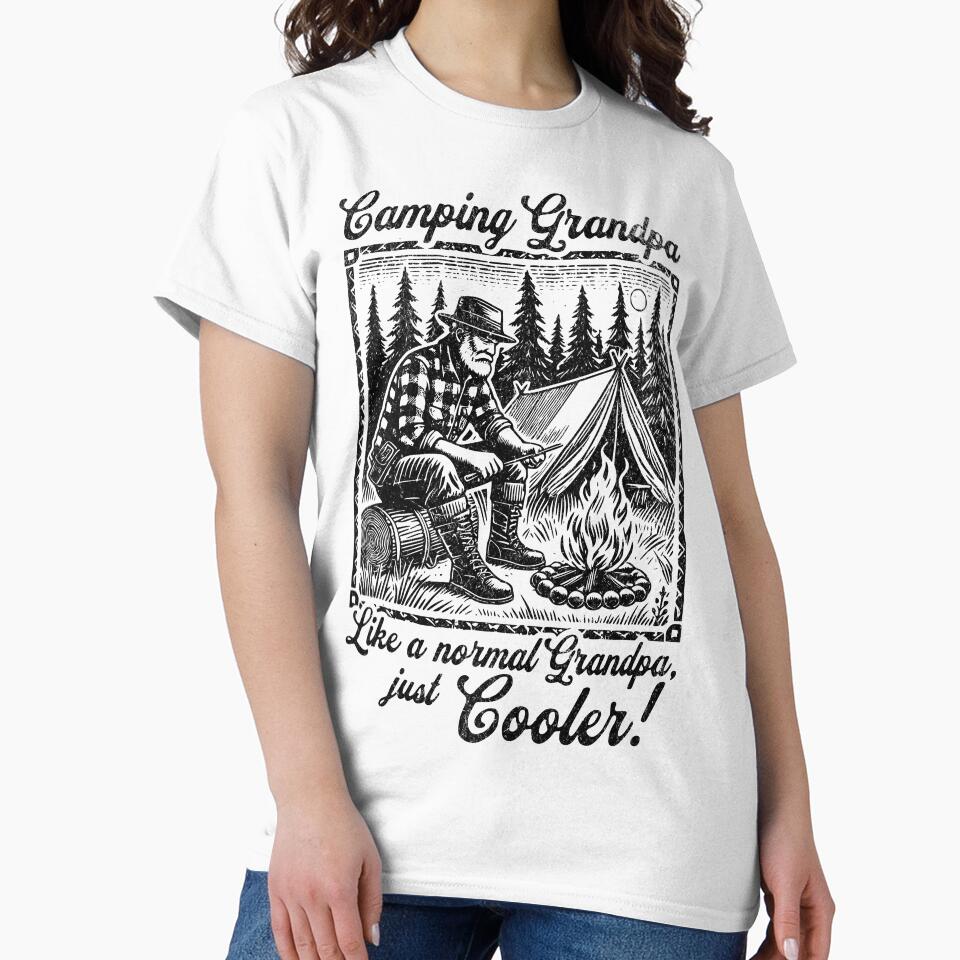 Copy of Fishing Grandpa – Funny Outdoor Grandpa Design by QuirkPrint