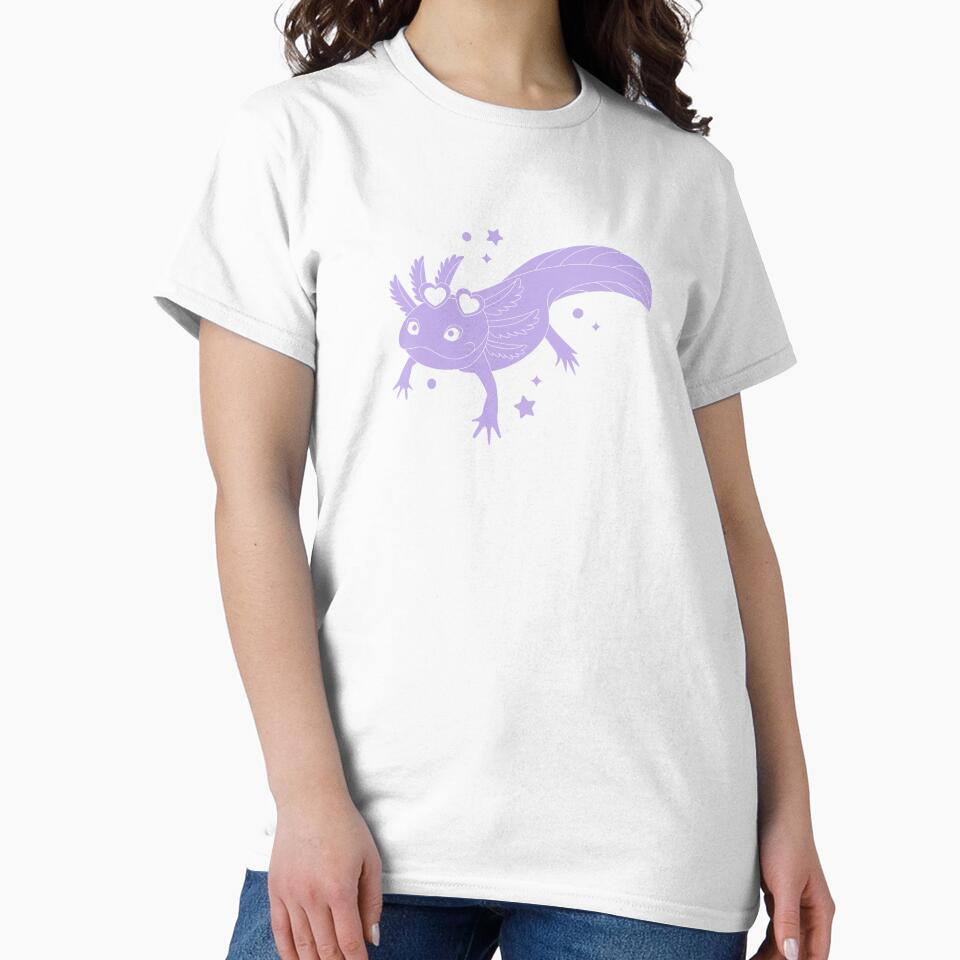 Axolotl Pastel Purple by 37jlee