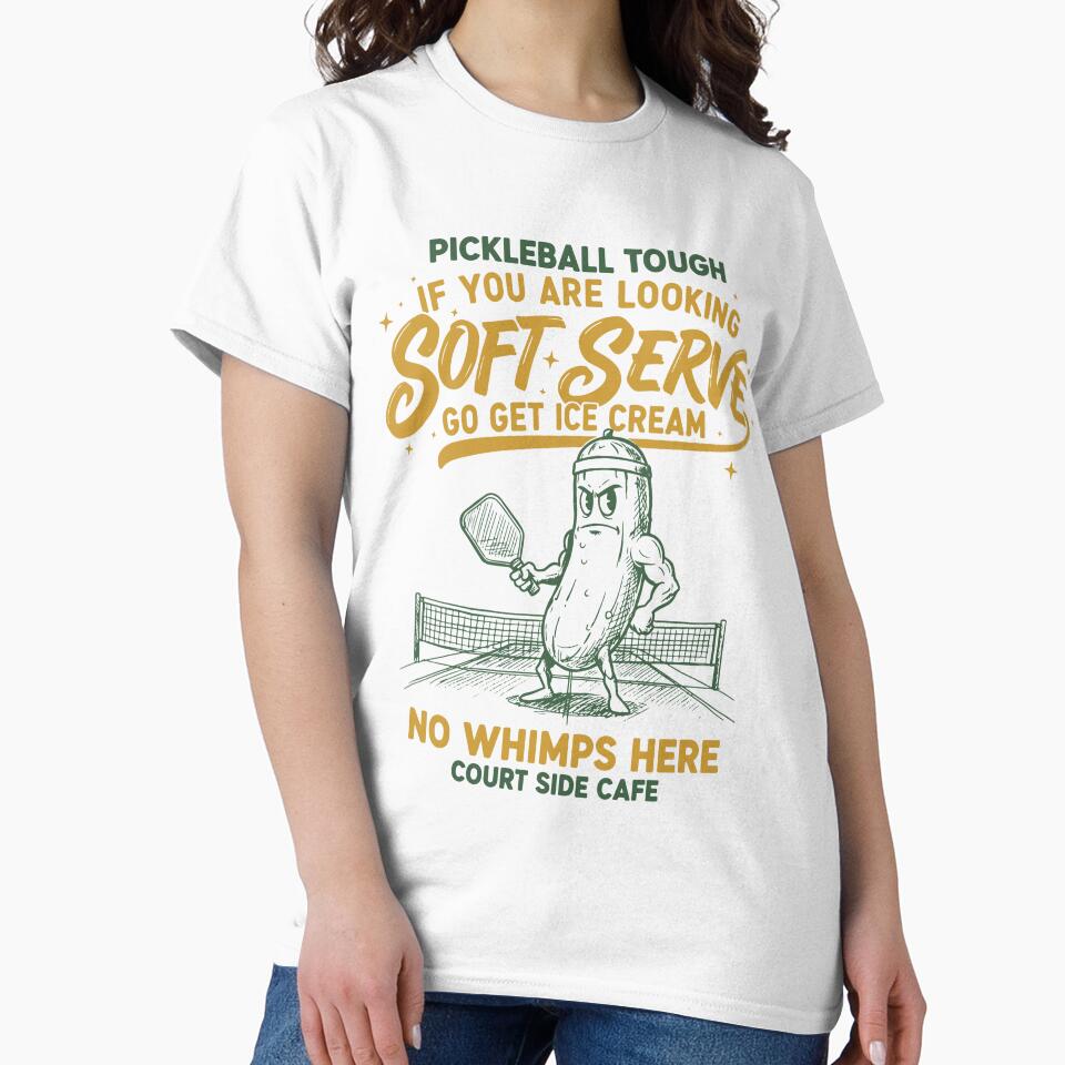 Pickleball Tough Funny Player Love Pickleball by LuminOrb