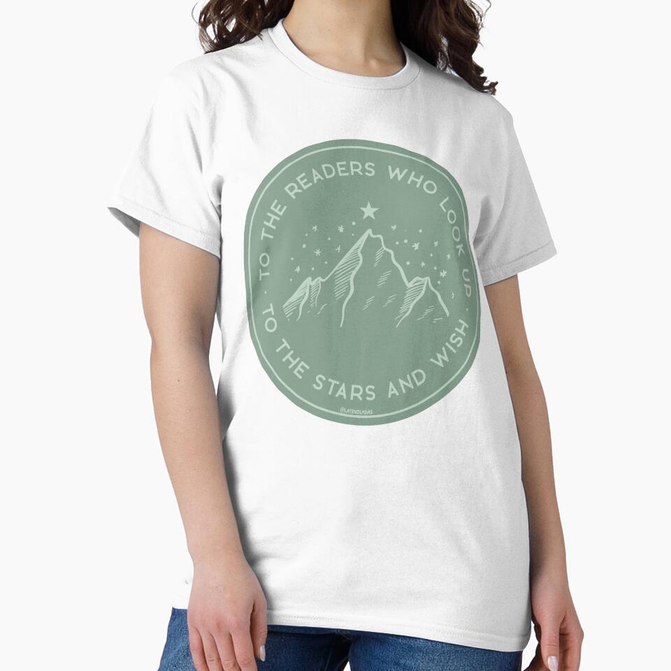 To The Readers Who Look Up / Green Acotar Bookish Gifts Sarah J Maas Chapter 55 Kindle Readers Ya Fantasy Books Merch Feysand Suriel by Latinoladas