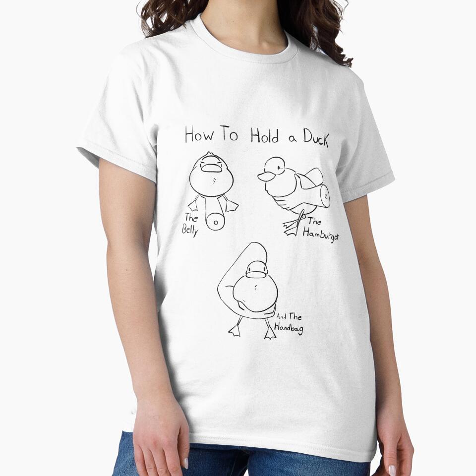 How to hold a duck/Black by Quackustrations