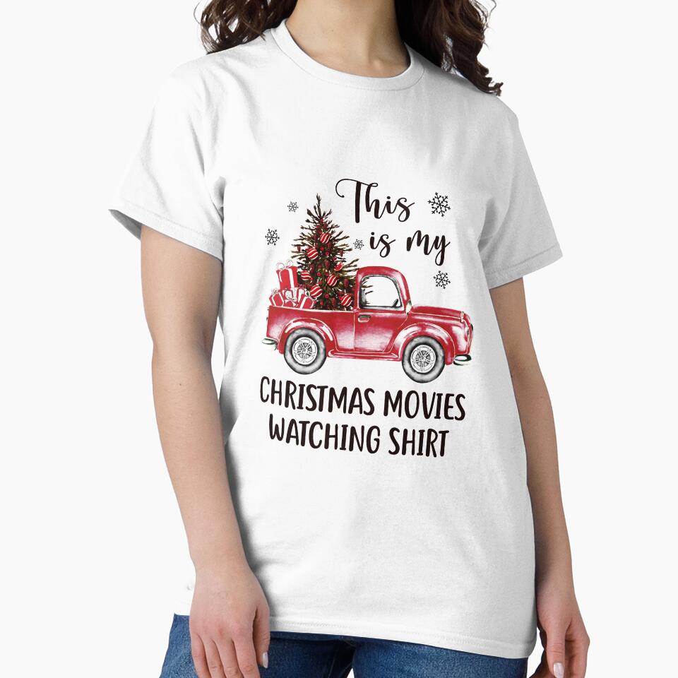 This Is My Christmas Movie Watching Vintage Truck by CreativeGift