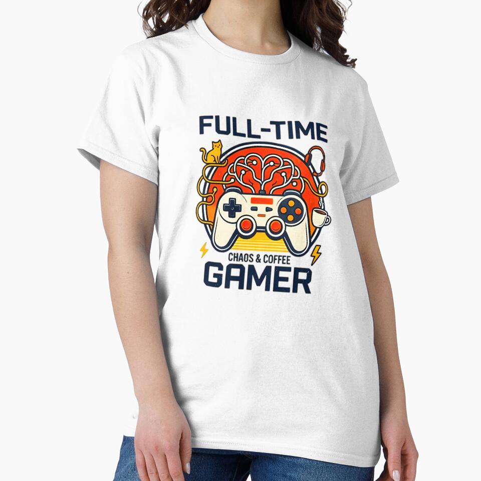 Full Time Gamer Brain Powered By Chaos And Coffee by Pyt27