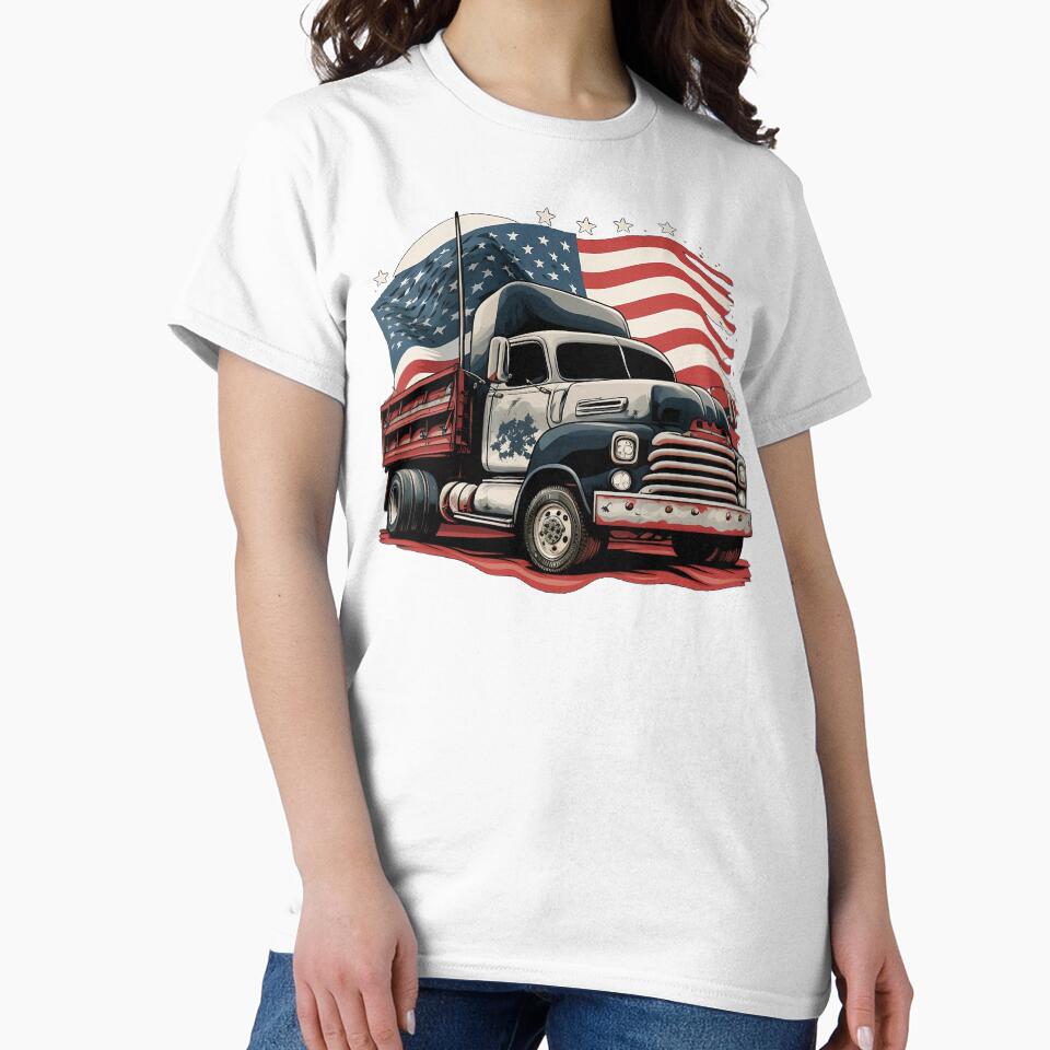 American Trucker Dad Design by Coolea