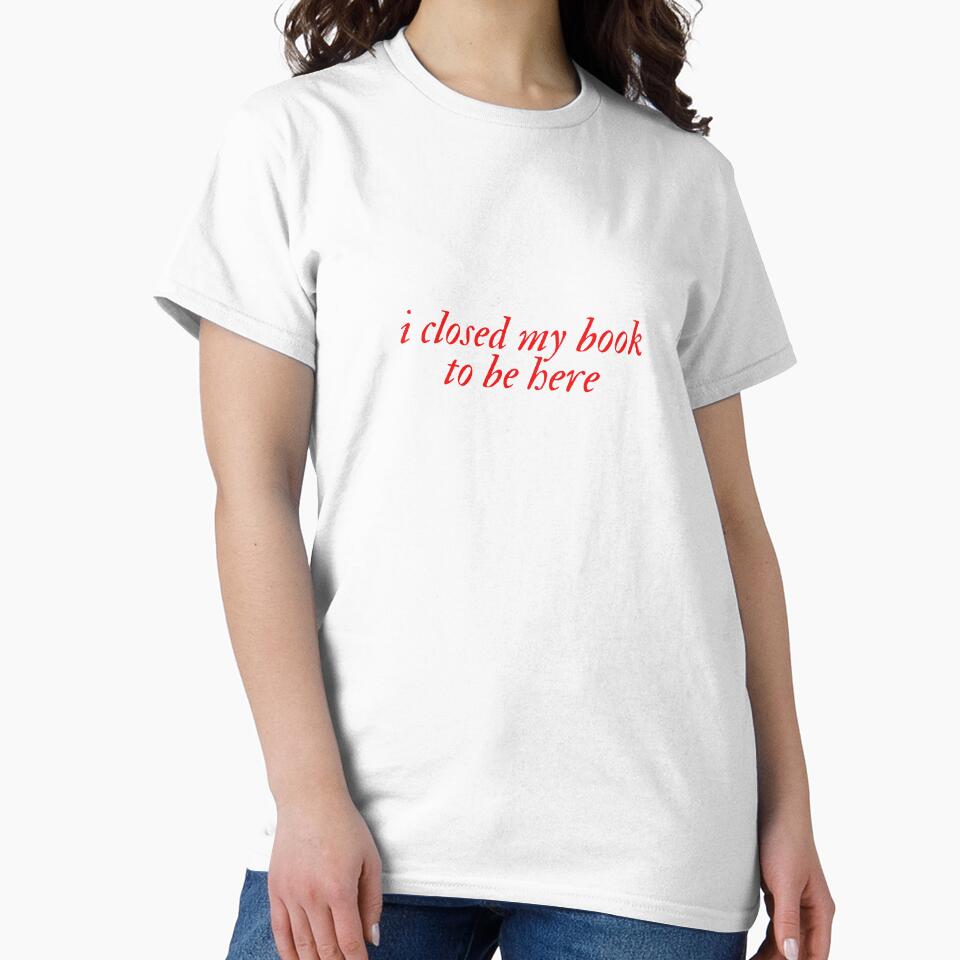 I closed my book to be here (white) by mydoodlesateme