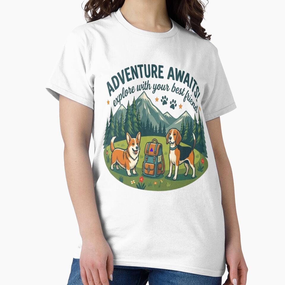 Adventure Awaits Dog Hiking by Salma.Store