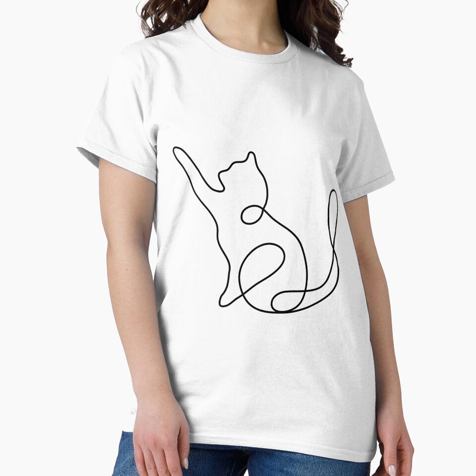Cat one line drawing vector. Continuous line cats cover poster. Line art. by asbno19