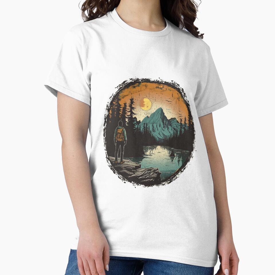 Mountains Outdoor Hiker by NicolasGlowArt