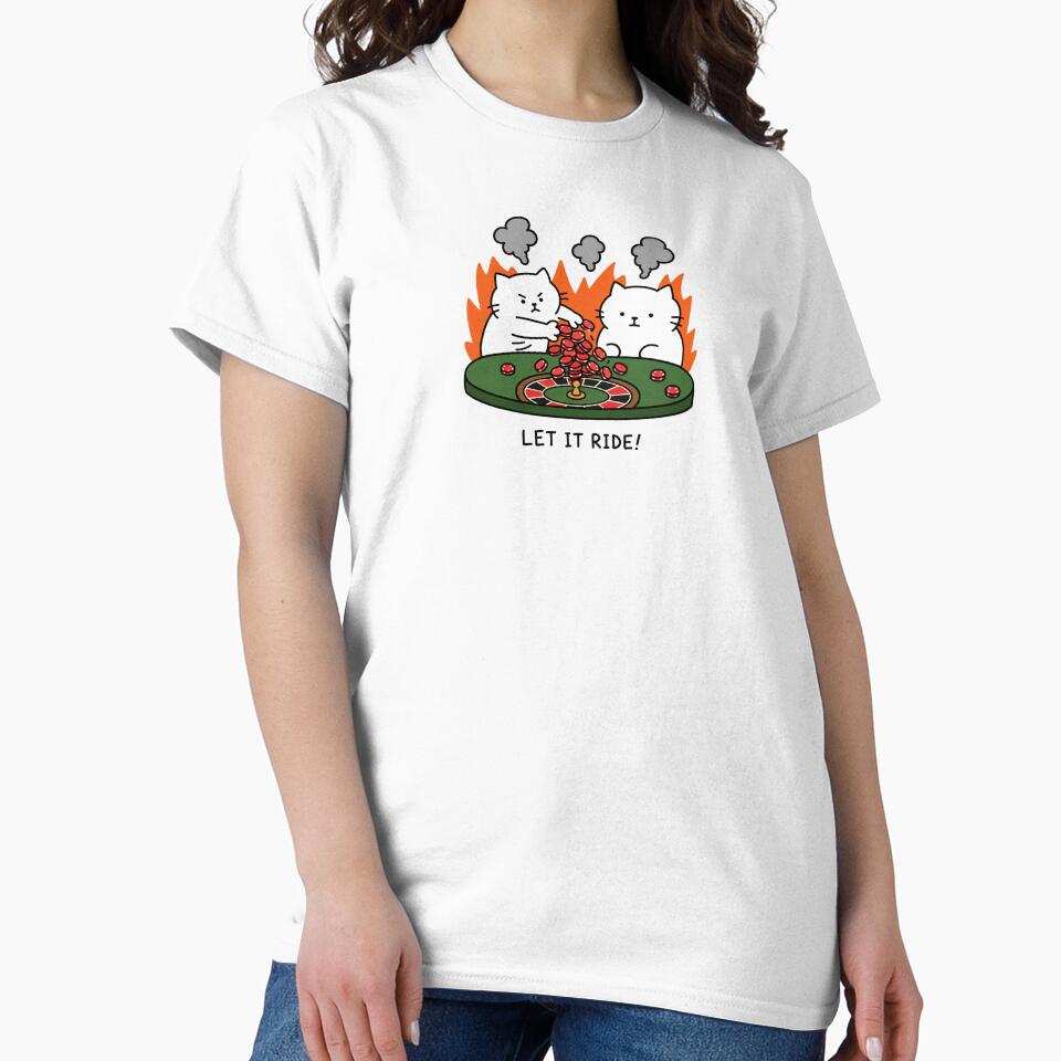 Let It Ride Funny Cat Casino Meme by MonkiFlipp