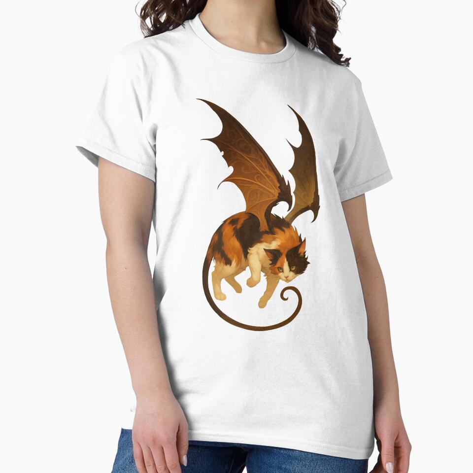 Funny Meme Cat Dragon by RebeccaLittlee