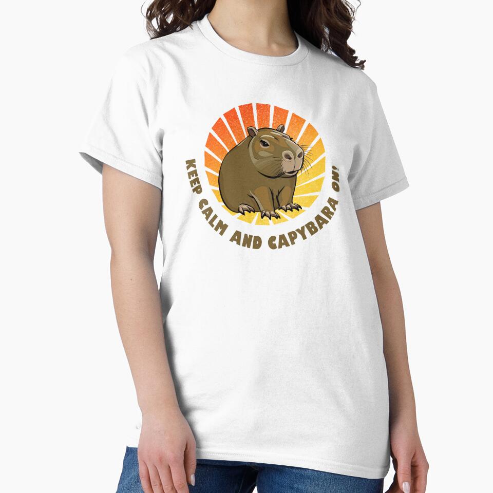 Keep Calm and Capybara On! by bullshirter