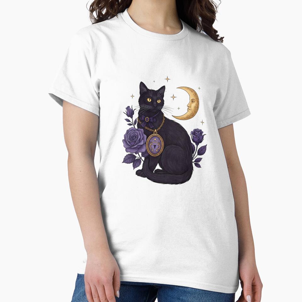 Black Cat Locket Gift by IllumeInk