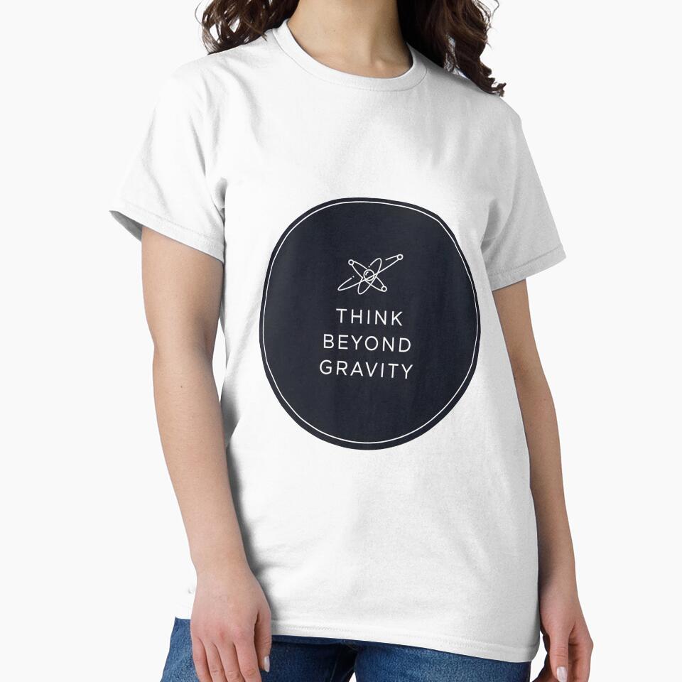 Think Beyond Gravity – Space Mindset Minimalist Design | Aesthetic Galaxy Quote for Dreamers by Altair_