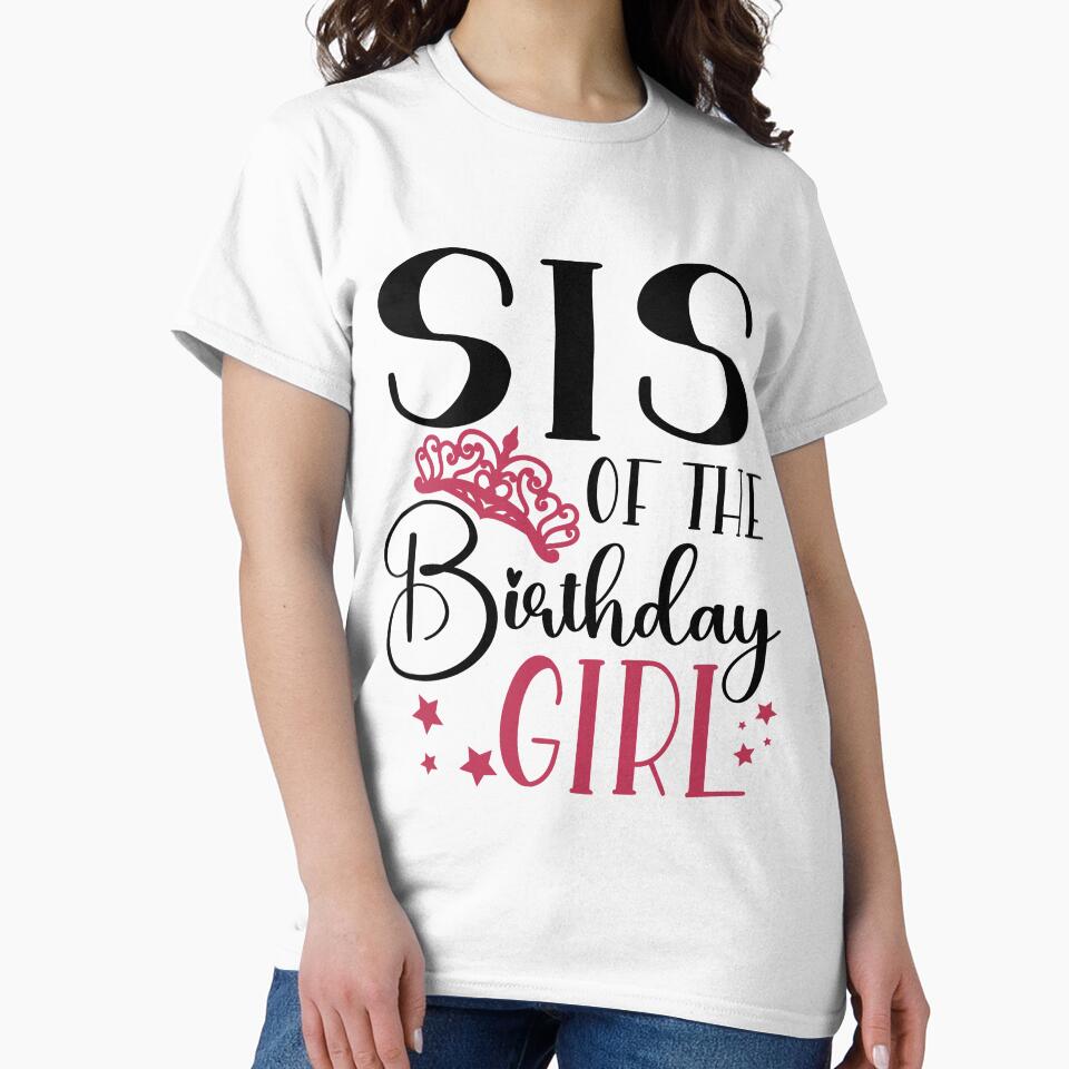 Family Matching Birthday Squad Sis of the Birthday Girl Birthday Squad Party Favors by mysticblvd