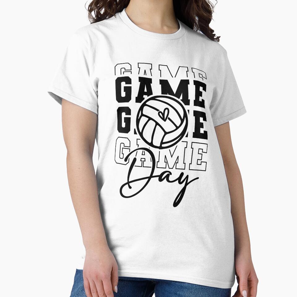 Game Day Shirt, Game Day Shirt Women, Volleyball Mom Shirt, Volleyball Shirts For Women, Volleyball Graphic Tee, Volleyball Game Day Shirt by LauryRun