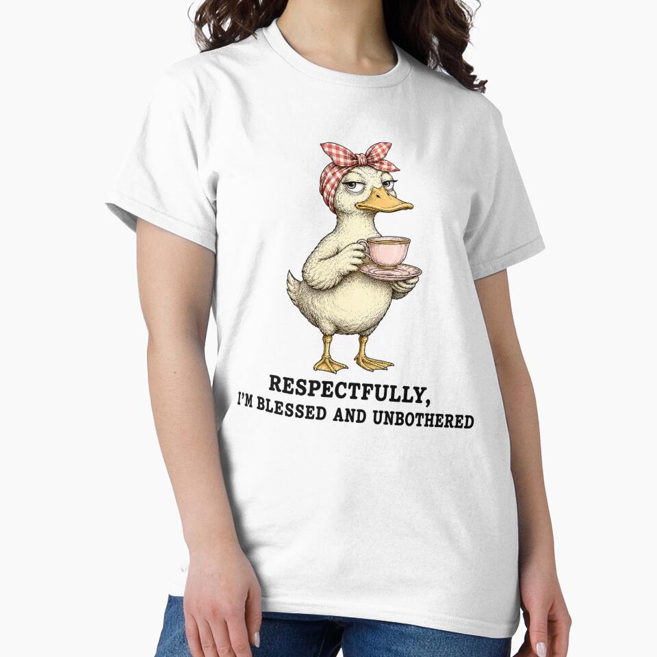 Blessed And Unbothered Duck by GenesixDesign
