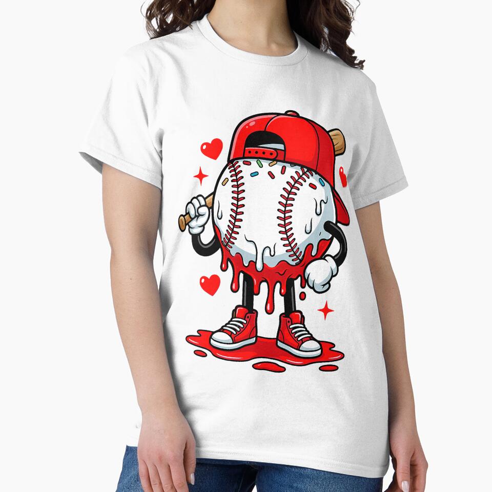 Baseball Drip Icecream Character Funny Melting Scene by ImeldaSparks