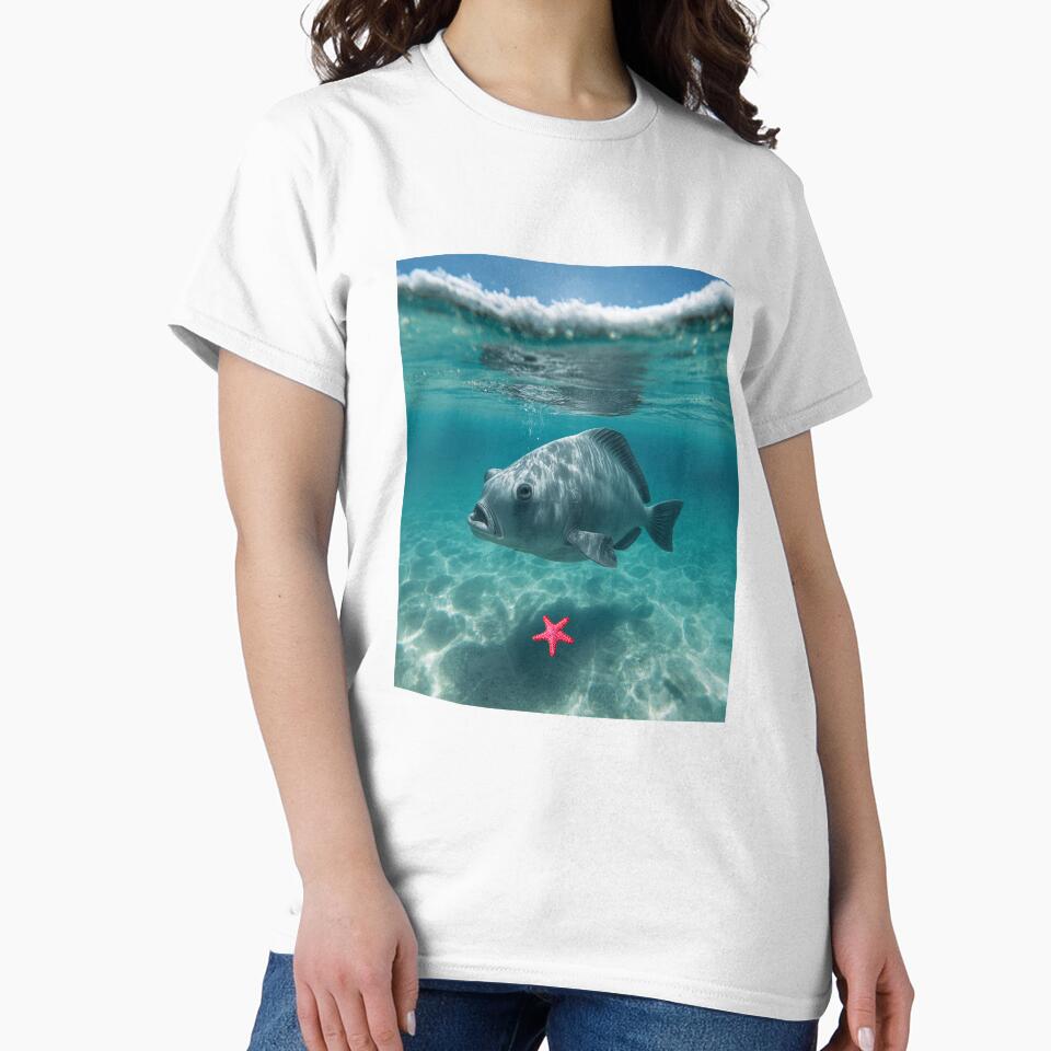 Lost in the Blue - Sunfish by BeeStylishTees