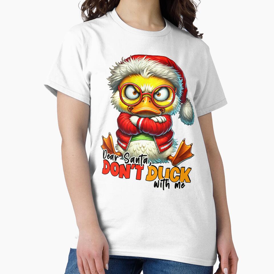 Christmas Angry Sarcastic Duck by MaggiLars