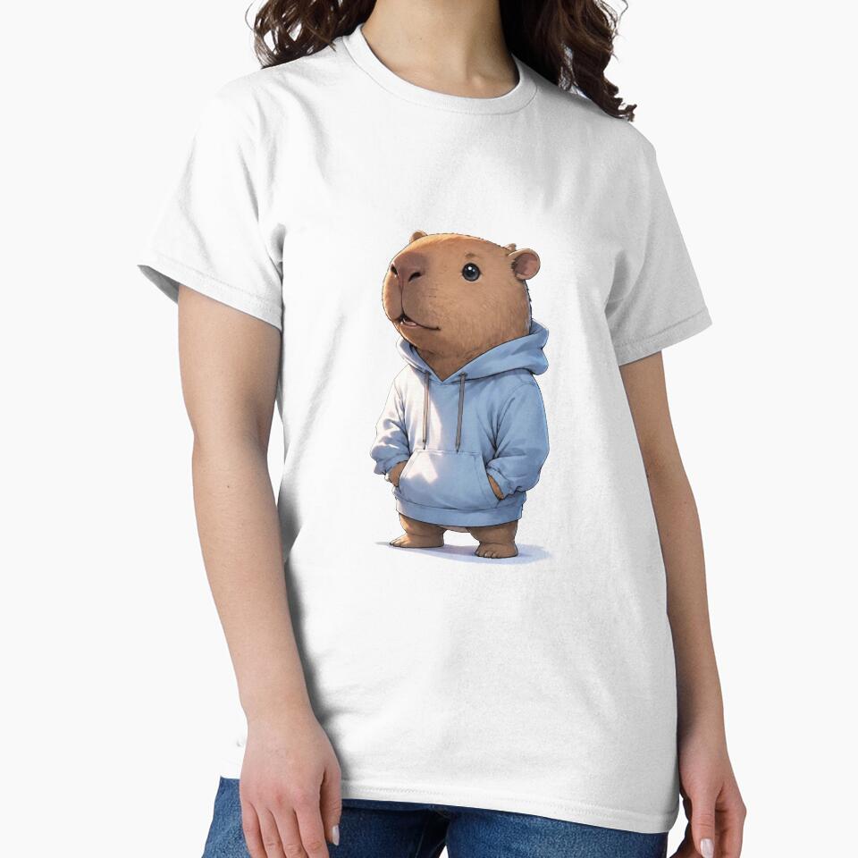 Chill Capybara Hoodie Crew by Icareis-Studios