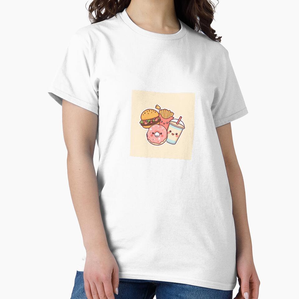 Kawaii Snack Squad Cute Aesthetic Art by Artbytira