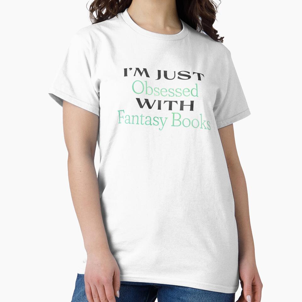 I’m Just Obsessed With Fantasy Books in Green Ombré – Stickers, T-Shirts & More by Stickers by @molllyclare