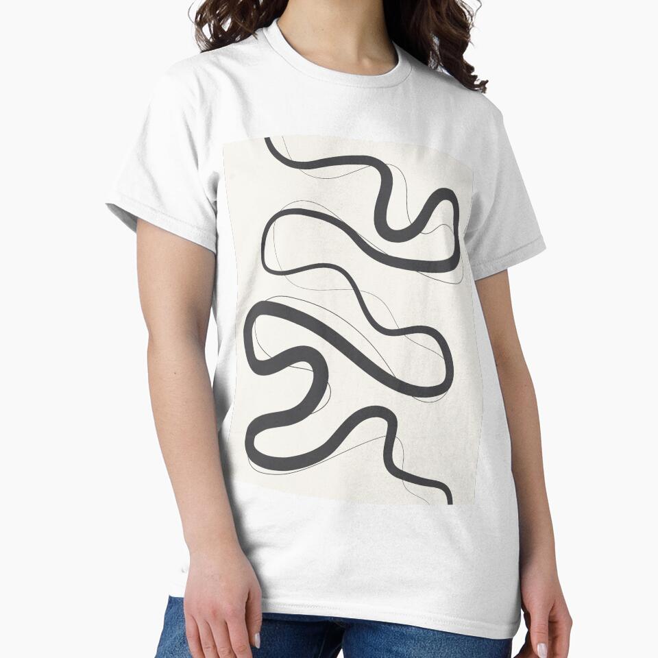 Minimalist Abstract Line Art 06-01 by PAPER MOON art & design