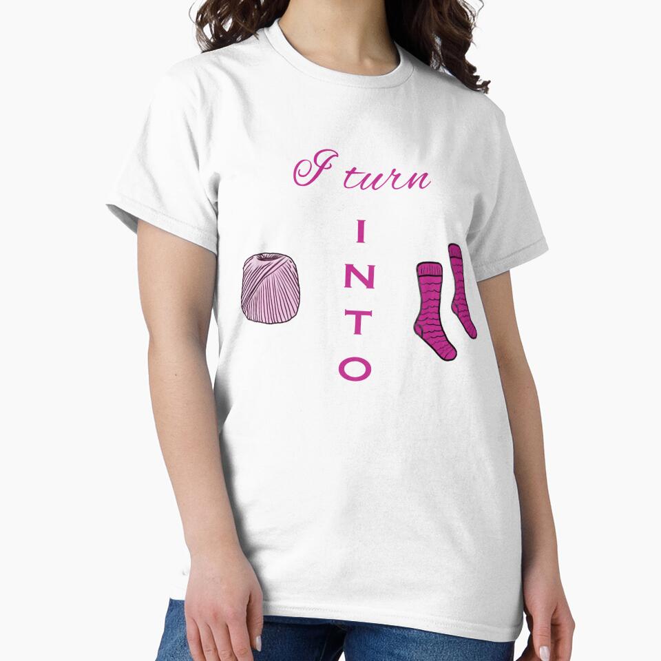 I turn yarn into socks by TripleOakDesign
