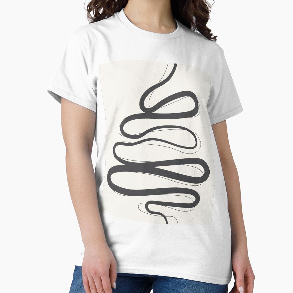 Minimalist Abstract Line Art 08-01 by PAPER MOON art & design