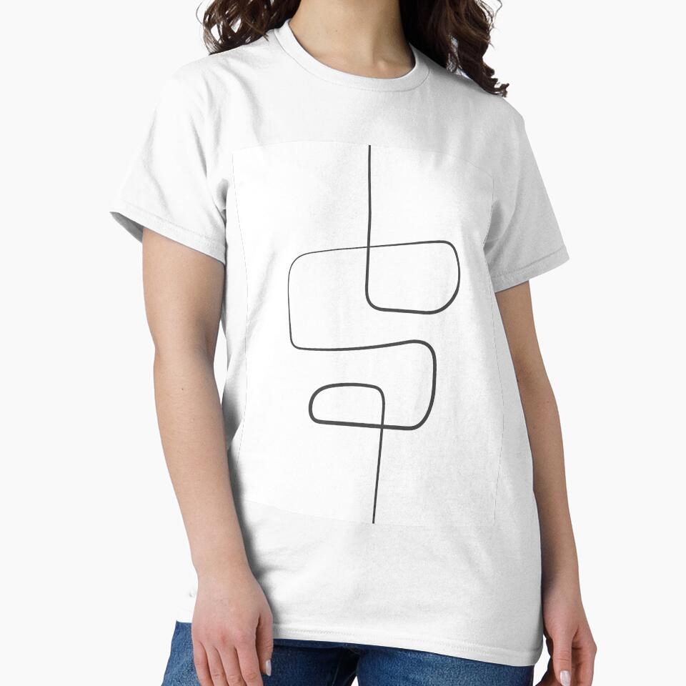 Minimalist Abstract Line Art 04-02 by PAPER MOON art & design