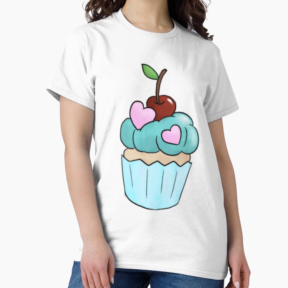Kawaii Fluffy Cupcake by Snowfly Studio