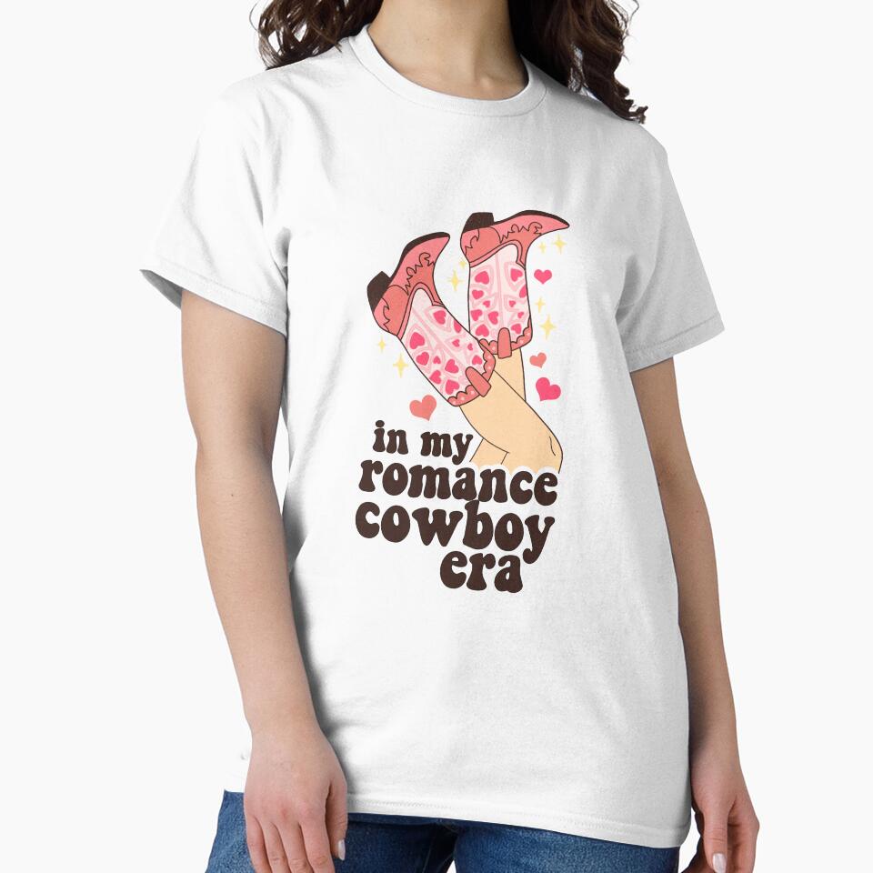 In My Cowboy Romance Era Funny Bookish Pink by BookWishEra