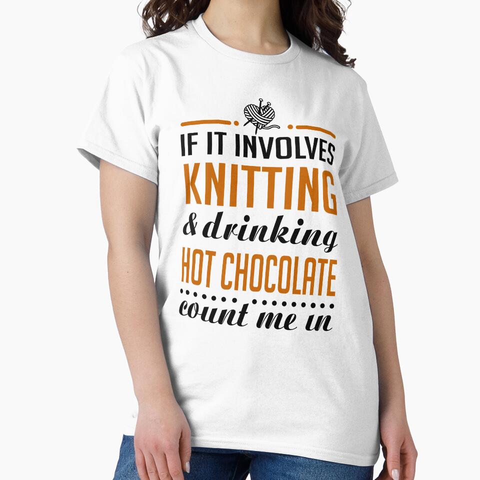 Knitting and Drinking Hot Chocolate by KsuAnn