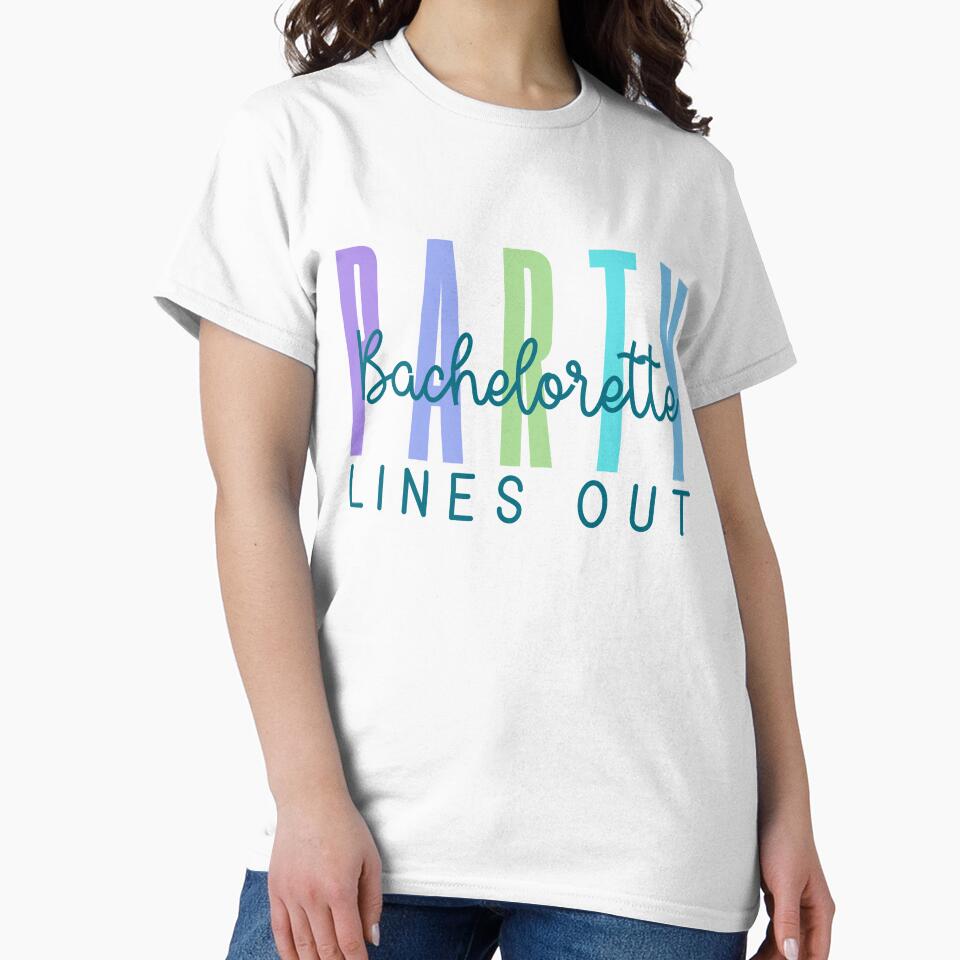 Bachelorette Party Lines Out (Siren) by Whackadoodletee