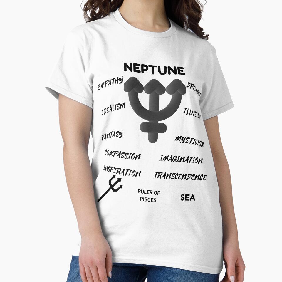 Neptune Planet Astrology Symbol Horoscope (Light Version) by ZODIARA