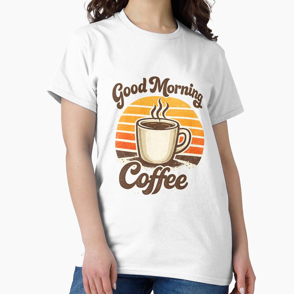 Good Morning Coffee Club for Coffee Lover Quote Design for Caffeine Addicts & Barista Life for T-Shirt, Sticker, iPhone case, mug, bag, hoodie by ArtByTripti