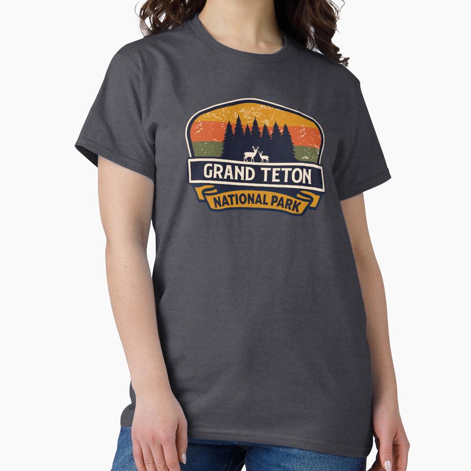 Grand Teton National Park-Vintage by Nature-spirit